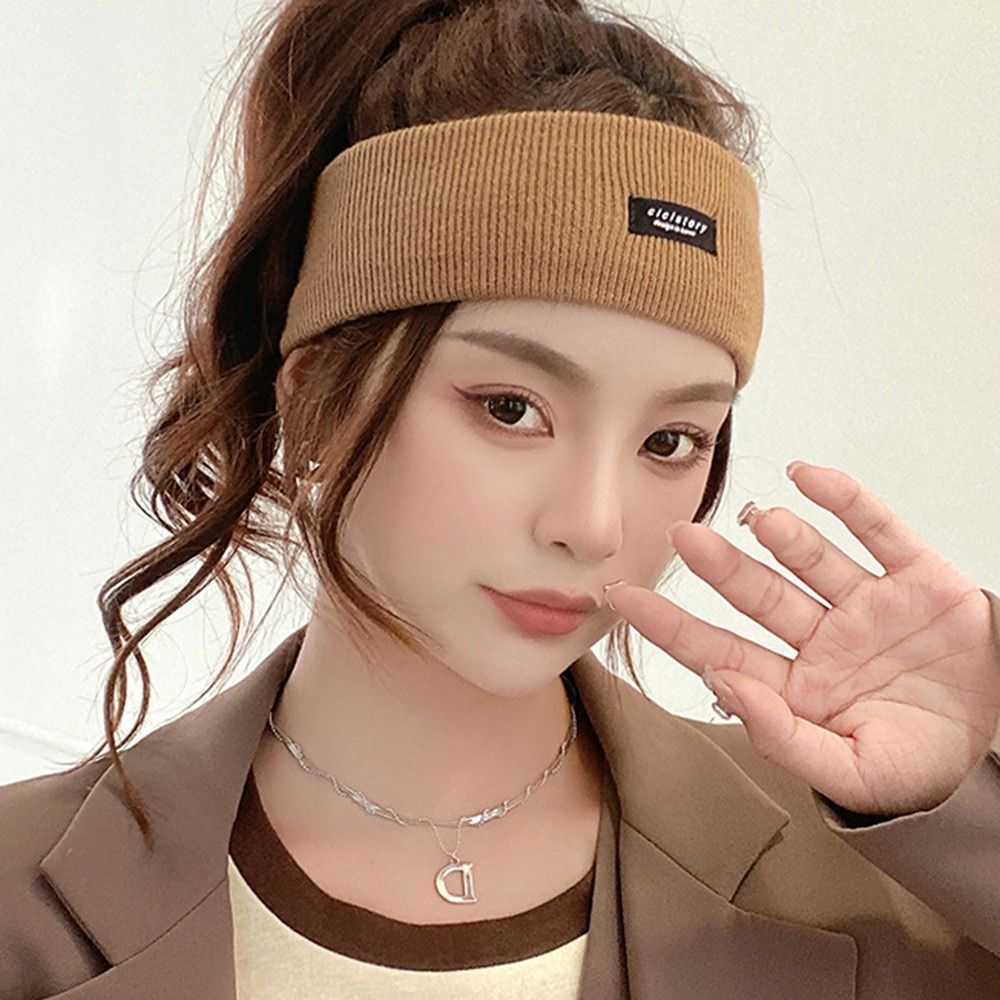 Women'S Exercise Accessories - ที่คาดผมถักสีสันสดใส ดูดซับเหงื่อ ที่คาดผมกว้างสำหรับโยคะและออกกำลังกาย ที่คาดผมยืดหยุ่นแบบลำลองสำหรับผู้หญิง