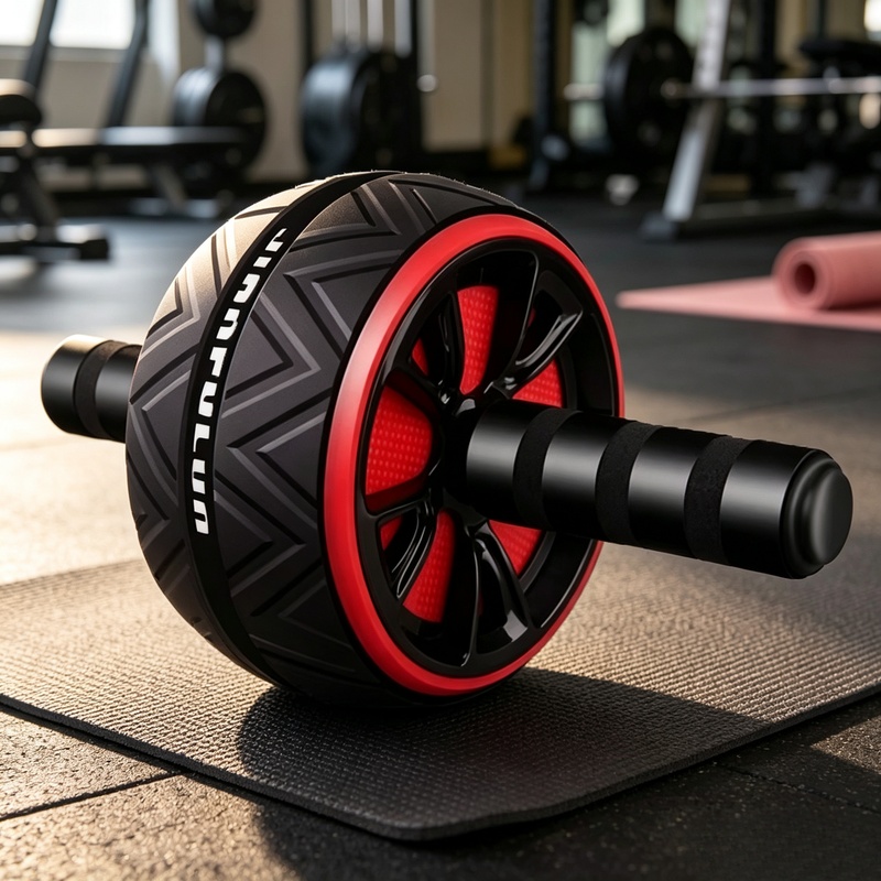 Women'S Exercise Accessories - ล้อบริหารหน้าท้องแบบกันลื่น ทนทาน อุปกรณ์ออกกำลังกายสำหรับผู้ชาย ผู้หญิง ใช้ในบ้านหรือยิม