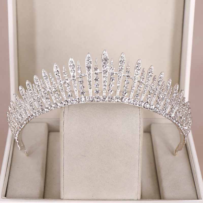 Women'S Accessories And Jewelry - มงกุฎเจ้าสาว เครื่องประดับผมสำหรับงานแต่งงานสุดหรู มงกุฎประดับเพชรระยิบระยับ เครื่องประดับผมสุดหรูสำหรับเจ้าหญิง ที่คาดผมสำหรับงานวันเกิด
