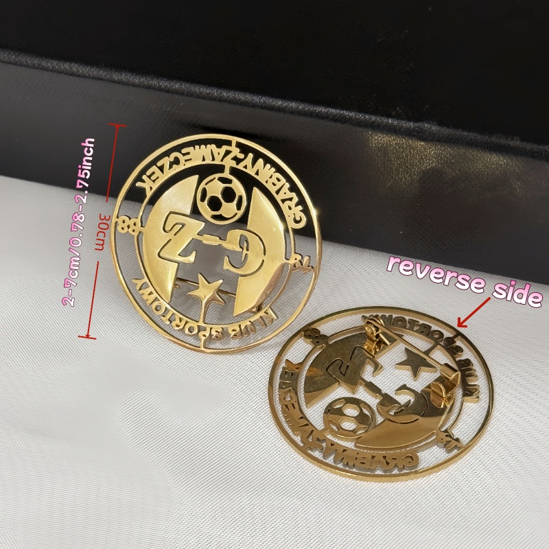 เข็มกลัดโลโก้แบบกำหนดเอง ดีไซน - Women Accessories Logo บทวิจารณ์และราคา