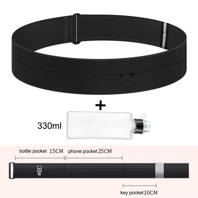 เข็มขัดวิ่งเอวกระเป๋าขวดน้ําผู - Women'S Exercise Accessories บทวิจารณ์และราคา