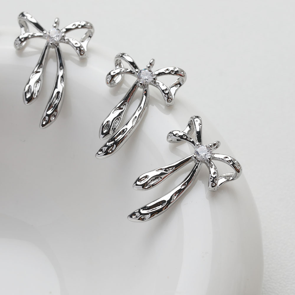 4PCS Dainty Bow Charm เครื่องป - Charm Necklace Dainty บทวิจารณ์และราคา