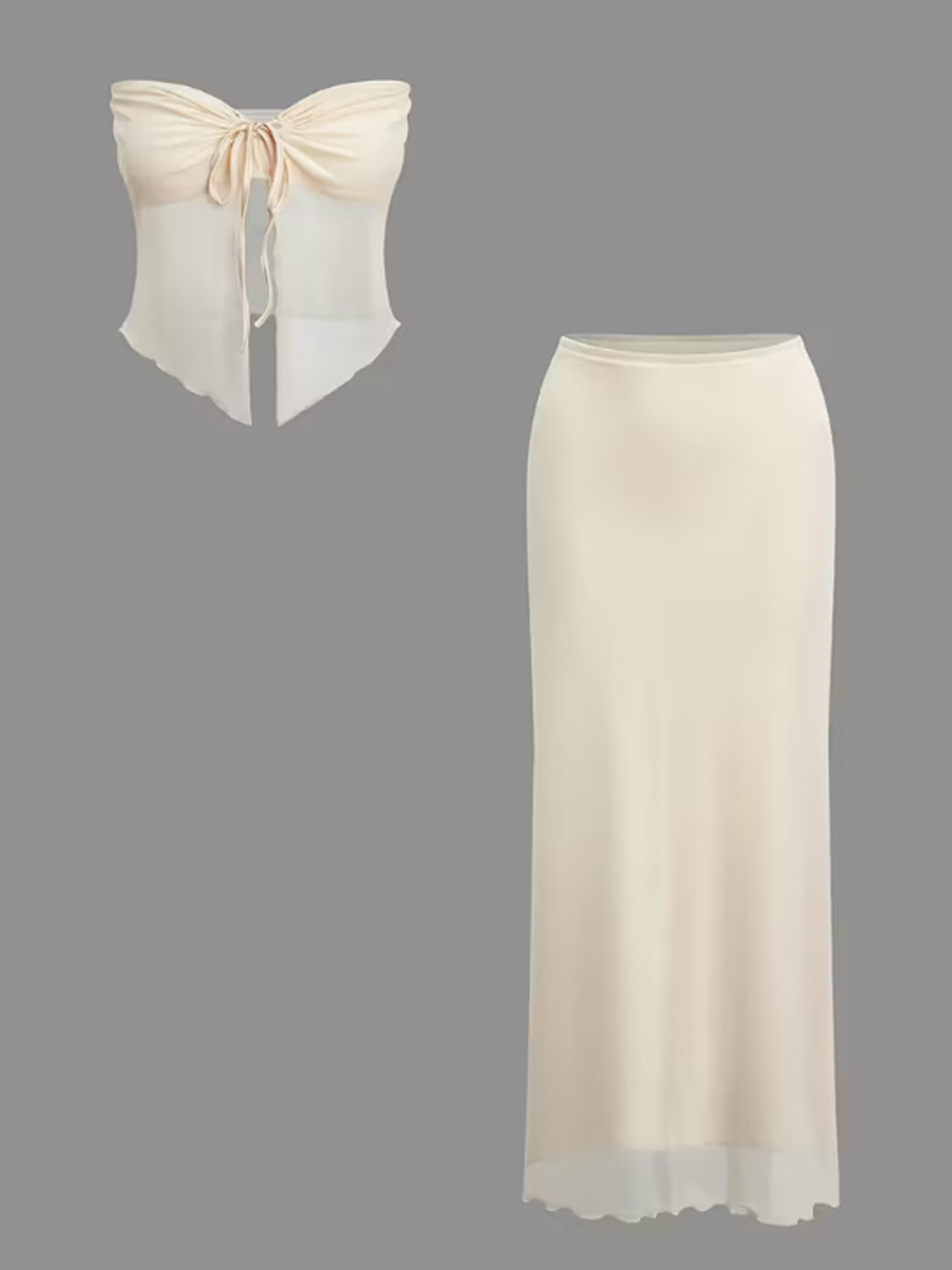 ชุดเซ็ตเสื้อเกาะอกตาข่ายรูระบา - Layered Necklace Set บทวิจารณ์และราคา