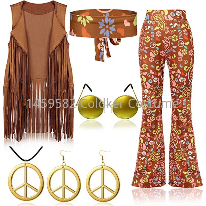 ชุดฮิปปี้สำหรับผู้หญิง ชุดปาร์ - Women'S Accessories In The 70S บทวิจารณ์และราคา