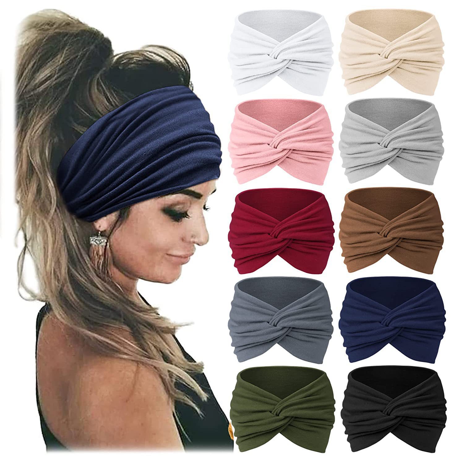 ที่คาดผมยางยืดแบบกว้างสำหรับผู - Women'S Exercise Accessories บทวิจารณ์และราคา