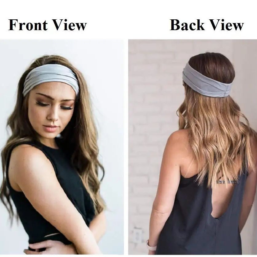 ใหม่สีทึบผมวงยืดหยุ่นโยคะการออ - Women'S Exercise Accessories บทวิจารณ์และราคา