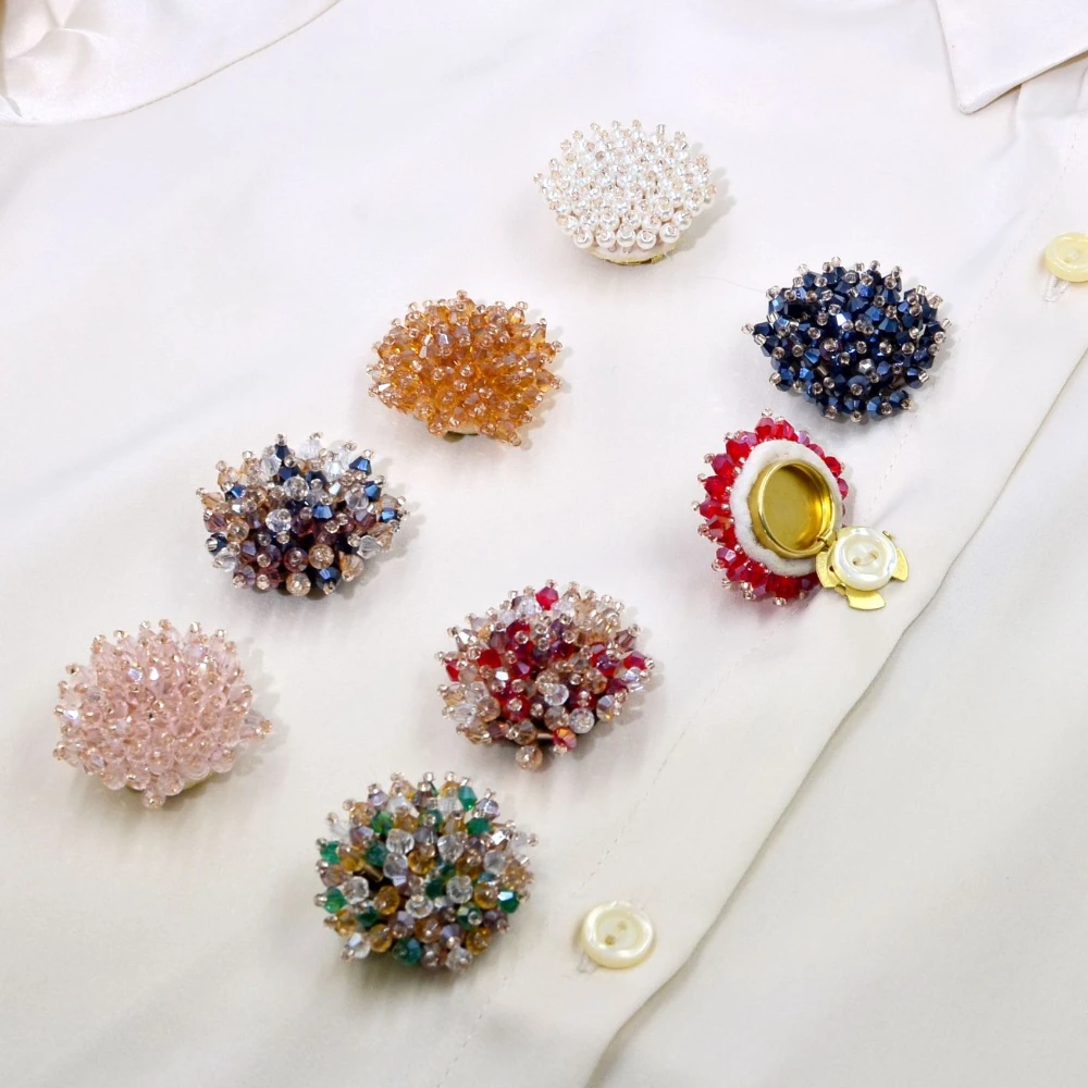 ตัวครอบกระดุมแบบหรูหรา 2 ชิ้น  - Women'S Accessories And Jewelry บทวิจารณ์และราคา