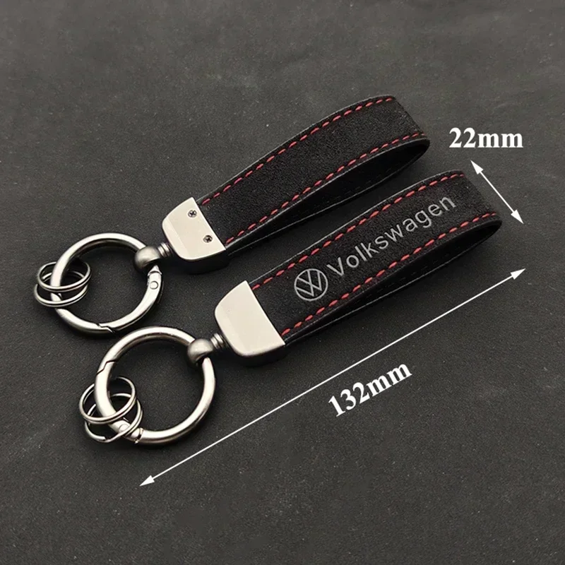 พวงกุญแจหนังกลับแท้ ประดับโลโก - Women Accessories Logo บทวิจารณ์และราคา