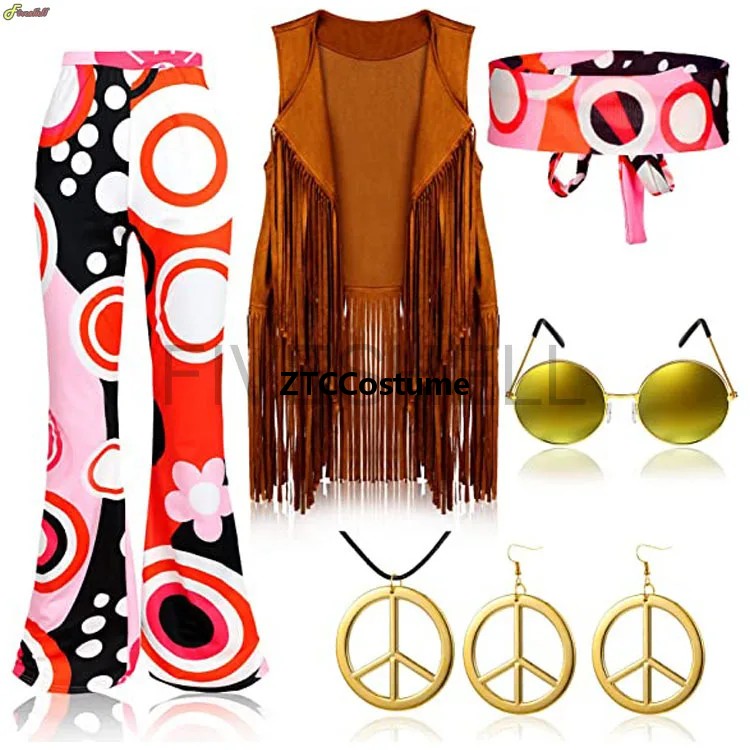 ชุดฮิปปี้ผู้หญิง ยุค 60s 70s ช - Women'S Accessories In The 70S บทวิจารณ์และราคา