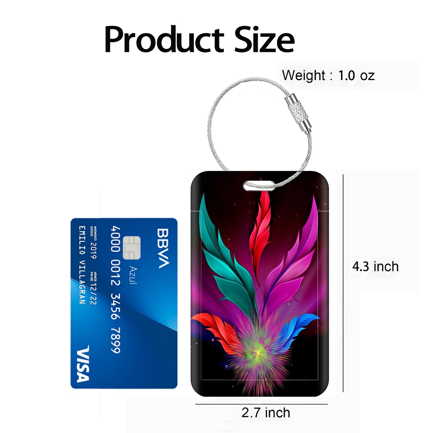 ป้ายติดกระเป๋าเดินทางลายขนนก ส - Women Accessories Business Name บทวิจารณ์และราคา