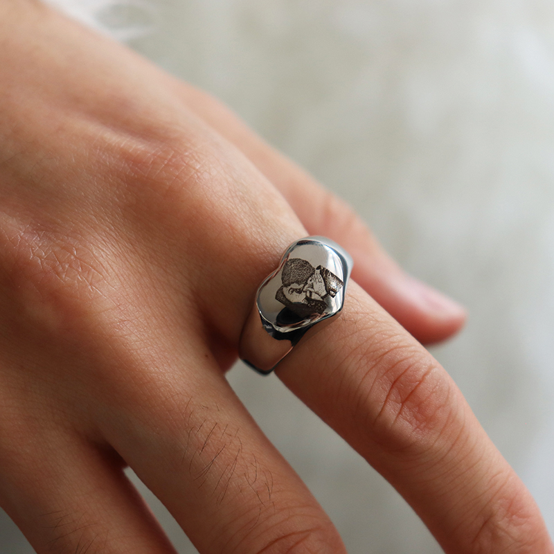 แหวนสลักลายรูปภาพ โลโก้ ชื่อ ร - Women Accessories Logo บทวิจารณ์และราคา