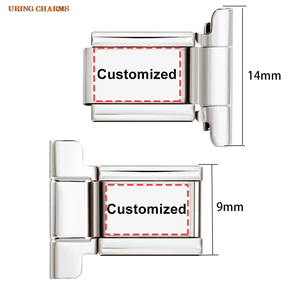 1 คู่ภาพโลโก้ที่กําหนดเองสายนา - Women Accessories Logo บทวิจารณ์และราคา