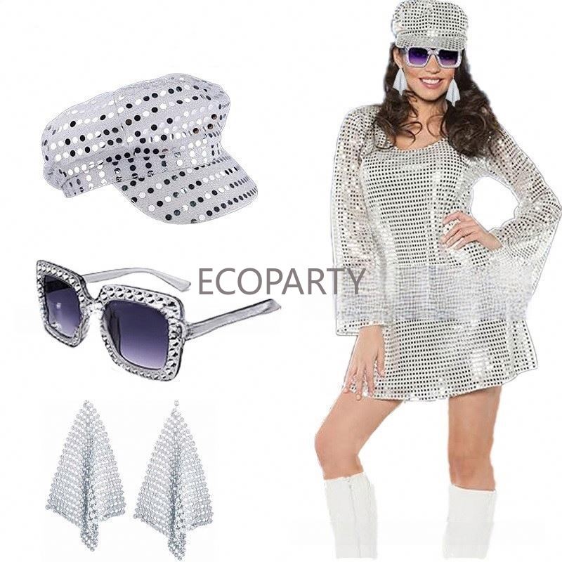 2024 3PCS/5PCS 70S Discoเครื่อ - Women'S Accessories In The 70S บทวิจารณ์และราคา