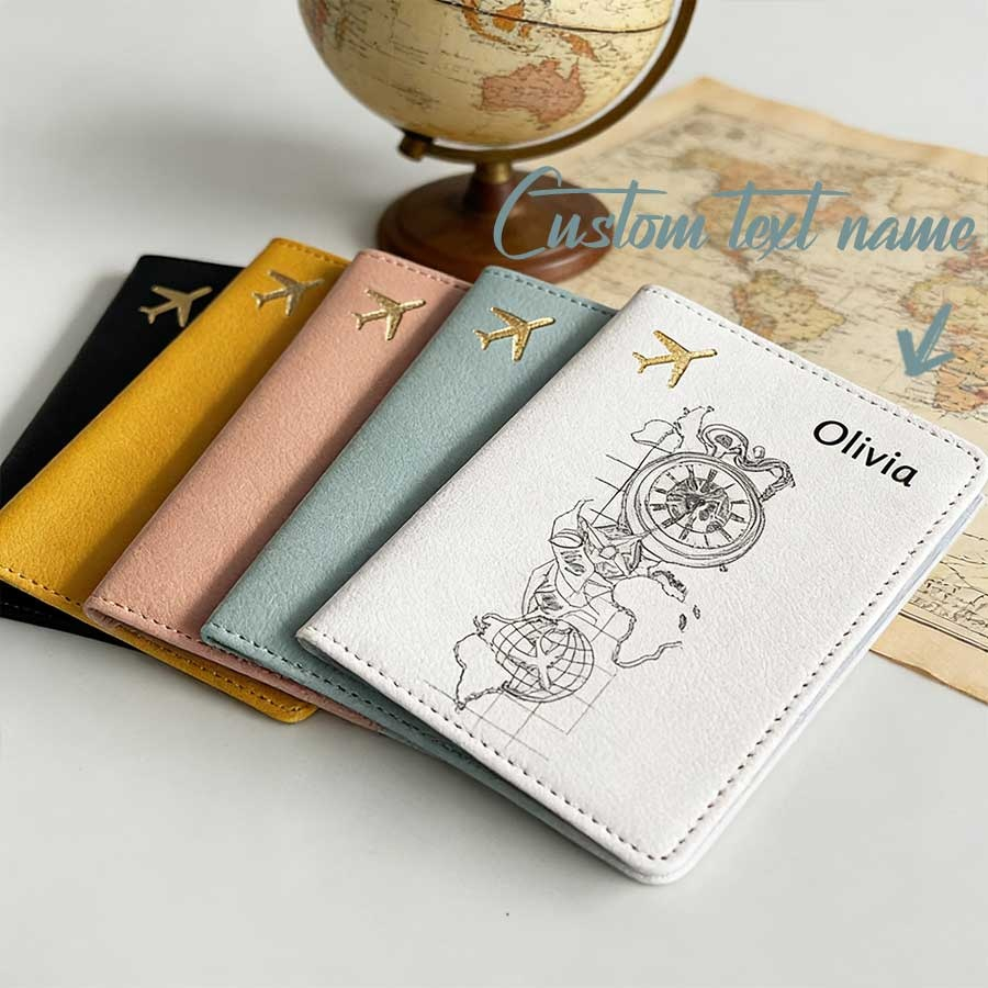 ที่ใส่พาสปอร์ตแบบปรับแต่งชื่อไ - Women Accessories Business Name บทวิจารณ์และราคา