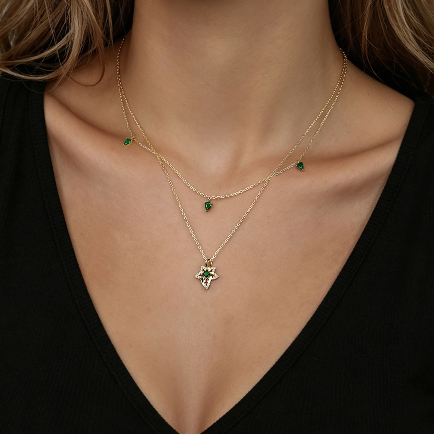 F.I.N.S สร้อยคอเงินแท้ 925 แบบ - Layered Necklace Set บทวิจารณ์และราคา